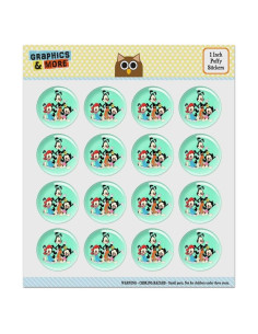 Stickers 3D Animaniacs Graphics and More - 9 Piezas