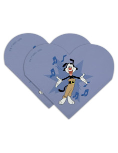 Marcadores de Piel Sintética Animaniacs Corazón - Set de 2