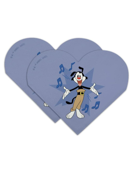 Marcadores de Piel Sintética Animaniacs Corazón - Set de 2