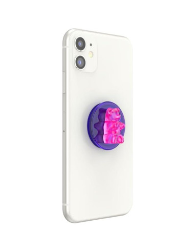 PopSockets Agarre Adhesivo para Teléfono Morado Bon Bon
