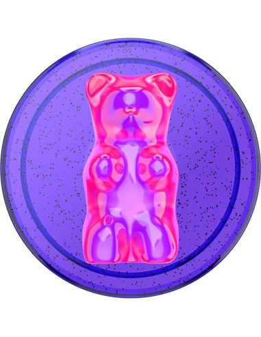 PopSockets Agarre Adhesivo para Teléfono Morado Bon Bon