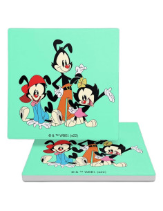 Conjunto de 2 Posavasos Cerámicos Animaniacs 9.9 cm