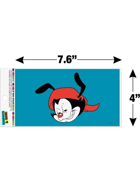Imán Animaniacs Wakko - Vinilo Multicolor 19.3x10.2cm