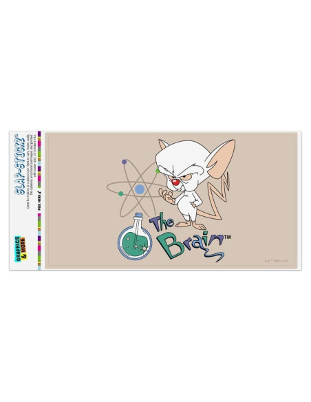 Adhesivo Pinky y El Cerebro - Graphics and More 19.3x10.2cm