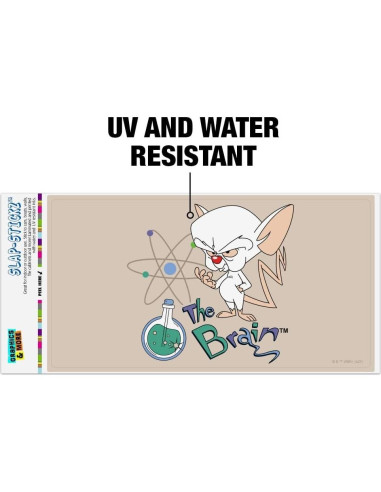 Adhesivo Pinky y El Cerebro - Graphics and More 19.3x10.2cm