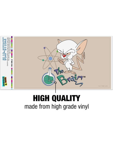 Adhesivo Pinky y El Cerebro - Graphics and More 19.3x10.2cm