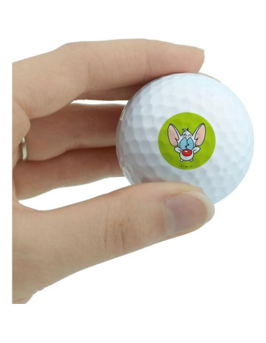 Pelotas de Golf Pinky y el Cerebro - 3 Unidades Graphics & More