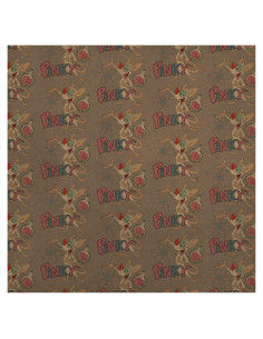 Papel de Regalo Kraft Pinky y el Cerebro 91x183cm