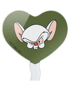 Set de 6 Palillos Decorativos Corazón Pinky y el Cerebro 2