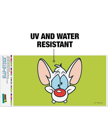 Calcomanía Pinky y el Cerebro Graphics and More 19.3x10.2cm