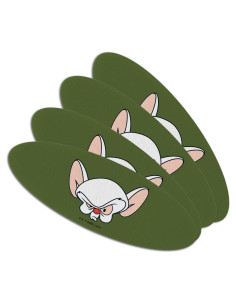 Juego de Limado de Uñas Ovaladas Pinky y El Cerebro - 4 Piezas