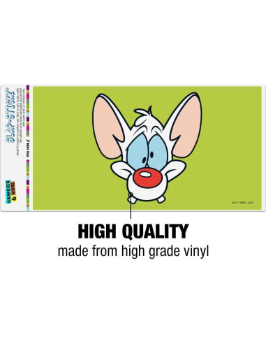 Calcomanía Pinky y el Cerebro Graphics and More 19.3x10.2cm