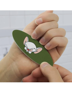 Juego de Limado de Uñas Ovaladas Pinky y El Cerebro - 4 Piezas 2