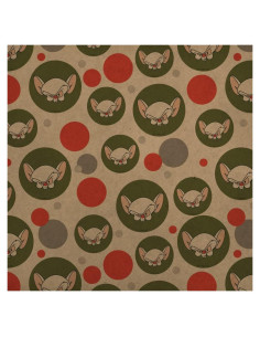 Papel de Regalo Kraft Pinky y el Cerebro 91x183cm