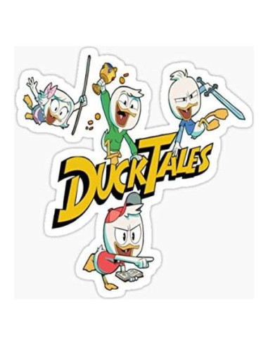 Sticker DuckTales Impermeable - Adhesivo Gráfico 1 Unidad