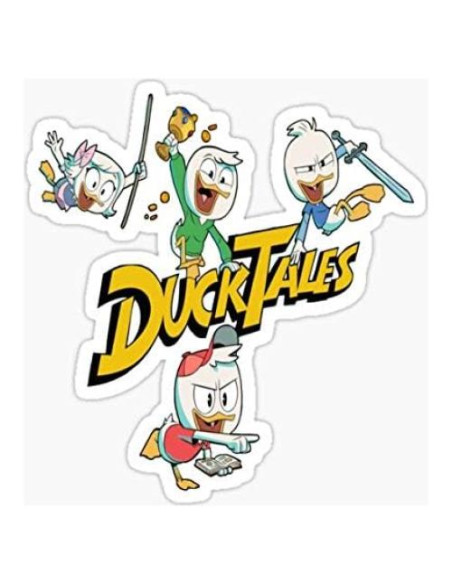 Sticker DuckTales Impermeable - Adhesivo Gráfico 1 Unidad