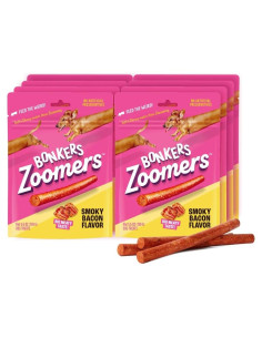 Golosinas para Perros BONKERS Zoomers Sabor Tocino 159 g