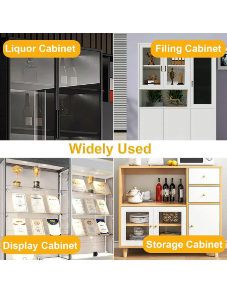 Cerradura de Closet Plowatxi Sin Llave 3 Dígitos Negra 1 Paquete