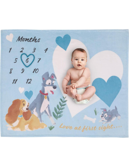 Manta de Bebé NoJo La Dama y el Vagabundo 127x101 cm