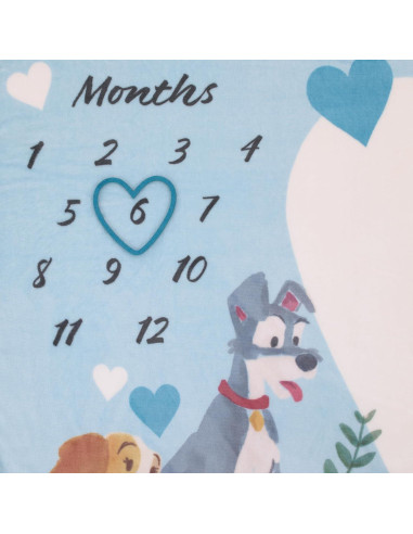 Manta de Bebé NoJo La Dama y el Vagabundo 127x101 cm