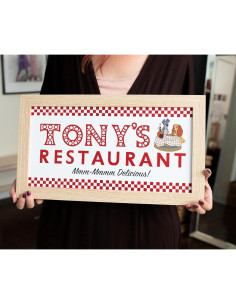 Arte en Pared Disney La Dama y el Vagabundo Silver Buffalo 25.4x45.7cm 2