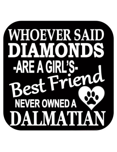 Calcomanía de Ventana Dálmatas TP 466 15.24 cm Vinilo