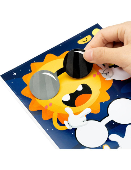 Stickers de Planetas WATINC 45 Piezas para Niños - Fiesta