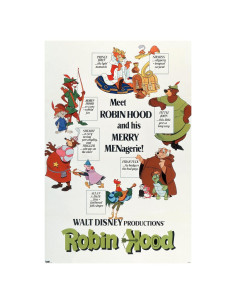 Póster de pared Disney Robin Hood Trends International 56.5x86.4cm