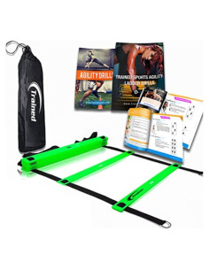 Escalera de Agilidad Entrenamiento Entrenado 5m 12 Peldaños