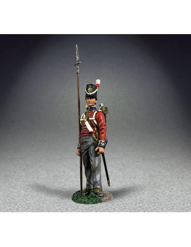 Figura de Metal W. Britain Sargento Guardia Británica 1815