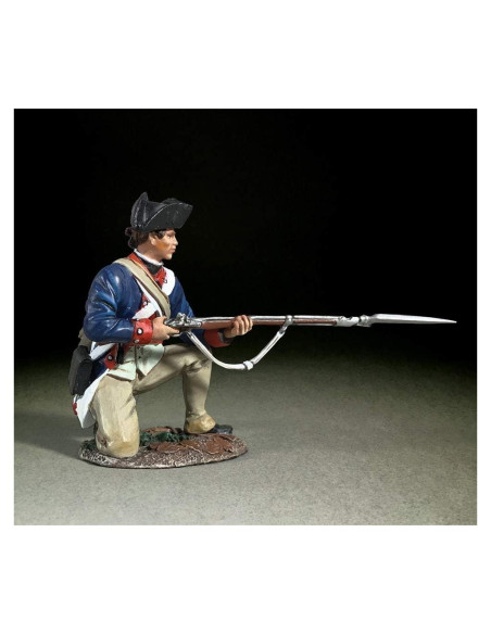 Figura Pewter W. Britains 1:30 Revolución Americana 1er Regimiento