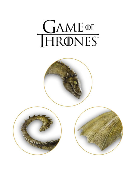 Escultura Dragón Rhaegal La Colección Noble 11.43 cm