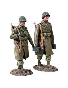 Figuras de Metal W. Britain 25263 Aliados WWII Infantería EE.UU.
