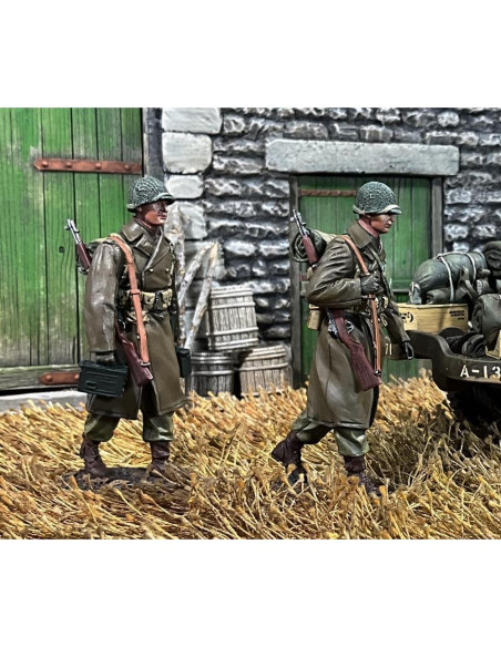 Figuras de Metal W. Britain 25263 Aliados WWII Infantería EE.UU.