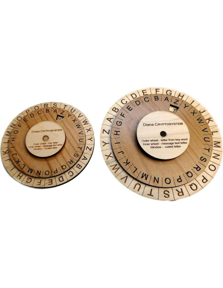 Disco de Cifrado Criptográfico Diana 14 cm - Creative Crafthouse
