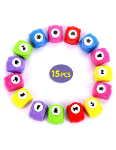 Set de 15 Perforadoras de Papel Flantor Mini para Manualidades