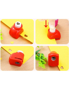 Set de 15 Perforadoras de Papel Flantor Mini para Manualidades 2