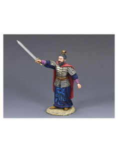Figura Cao Cao Pewter 1:30 Rey y País Soldados de Juguete