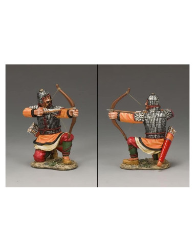 Figura de Arquero Chino Rey y País IC060 6.03 cm Metal