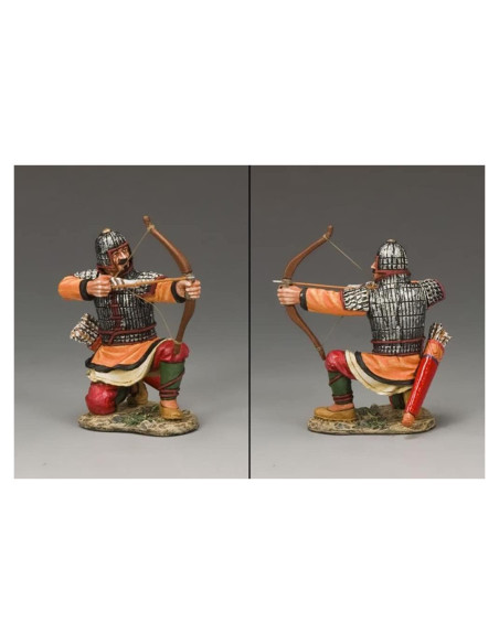 Figura de Arquero Chino Rey y País IC060 6.03 cm Metal