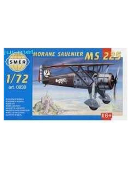 Modelo de avión Morane Saulinier MS225 1/72 Smer