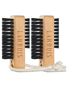 Cepillo de Uñas de Madera de Haya Larbois 2 Pack