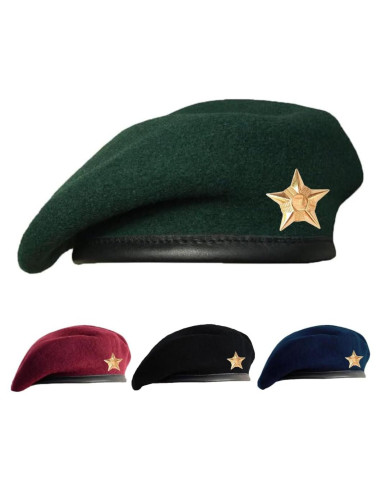 Gorra Militar SILAK Unisex con Insignia de Estrella - Verde