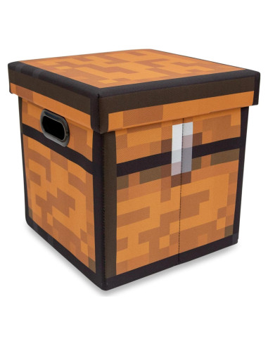 Cofre Marrón de Minecraft - Caja de Almacenamiento 33 cm