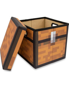 Cofre Marrón de Minecraft - Caja de Almacenamiento 33 cm 2