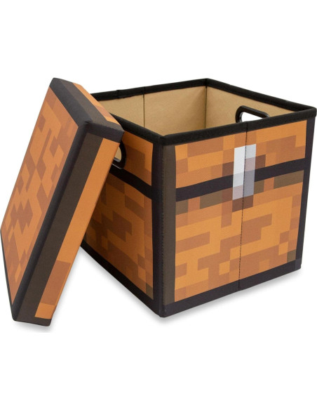 Cofre Marrón de Minecraft - Caja de Almacenamiento 33 cm