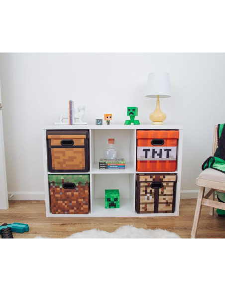 Cofre Marrón de Minecraft - Caja de Almacenamiento 33 cm