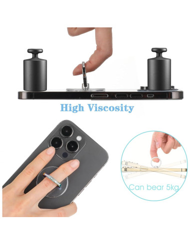 Soporte de Anillo para Teléfono Ymapinc - 4 Piezas, Rotación 360