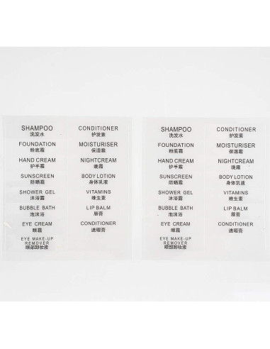 Juego de Botellas de Silicona Portátiles a Prueba de Fugas 5 Pzs