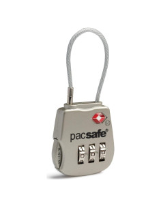 Candado de Combinación Pacsafe Prosafe 800 TSA Plata 10.16 cm